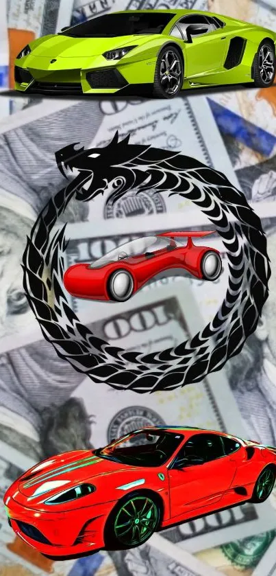 Luxury Cars and Dollar Design - free download