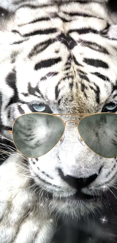 Close-up of a majestic white tiger resting.