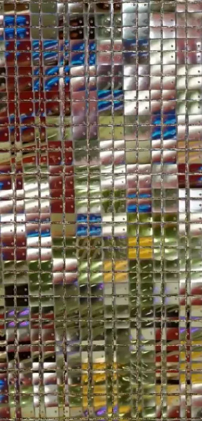 Mesh Glass Composite Material Live Wallpaper