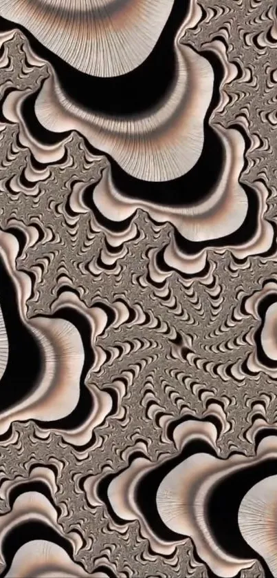 3D fractal wallpaper with intricate patterns