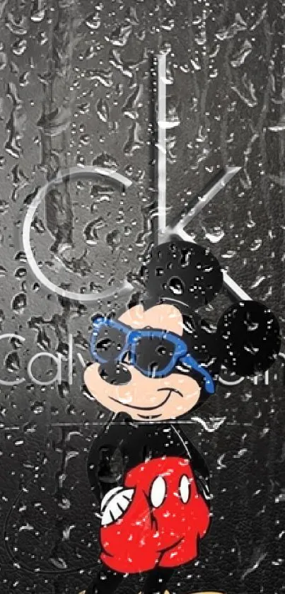 Mickey Mouse with Calvin Klein style.