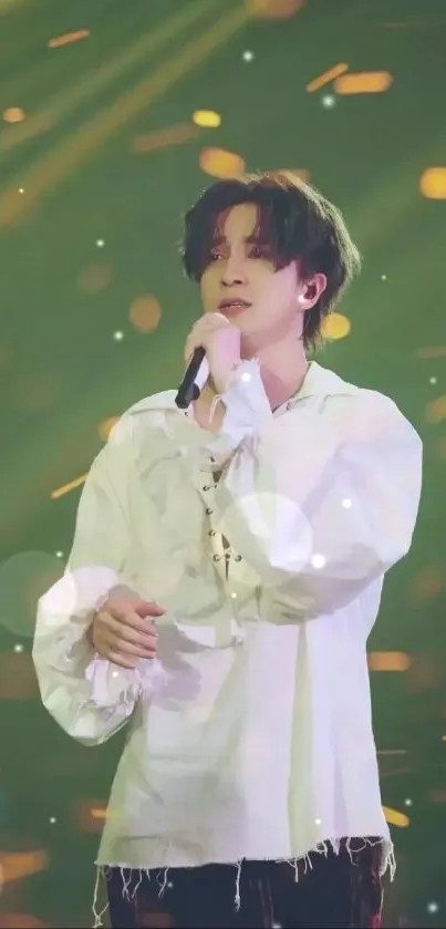 Microphone Plant Concert Live Wallpaper