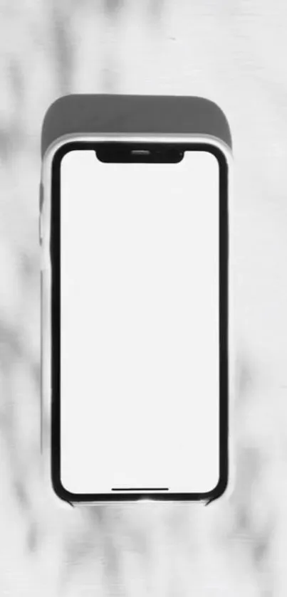 Minimalist black and white mobile phone wallpaper.