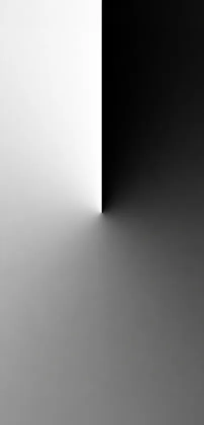 Minimalist monochrome abstract mobile wallpaper.