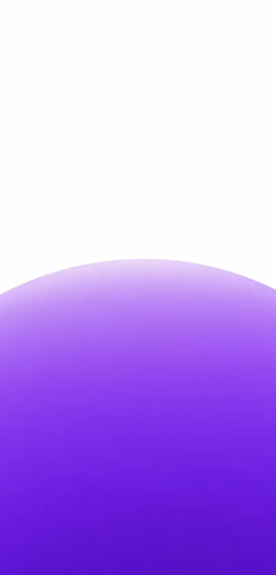 Minimalist purple gradient design with white background.