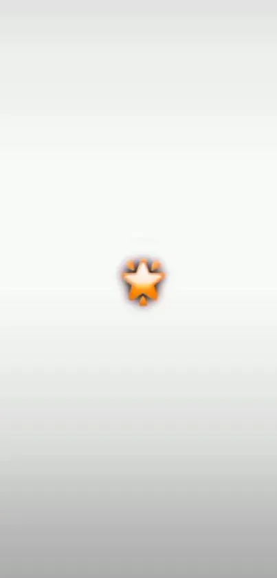 Minimalist star icon on gradient background wallpaper.