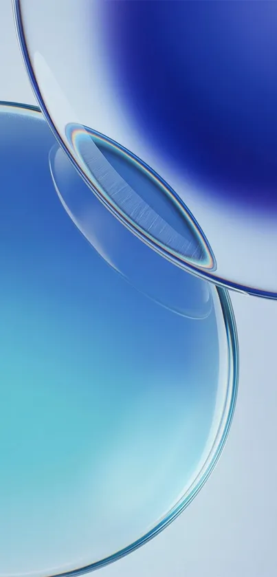 Modern abstract blue minimalist wallpaper with sleek design.