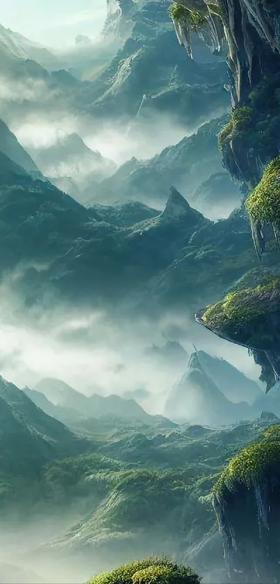 Mountain Atmosphere Cloud Live Wallpaper