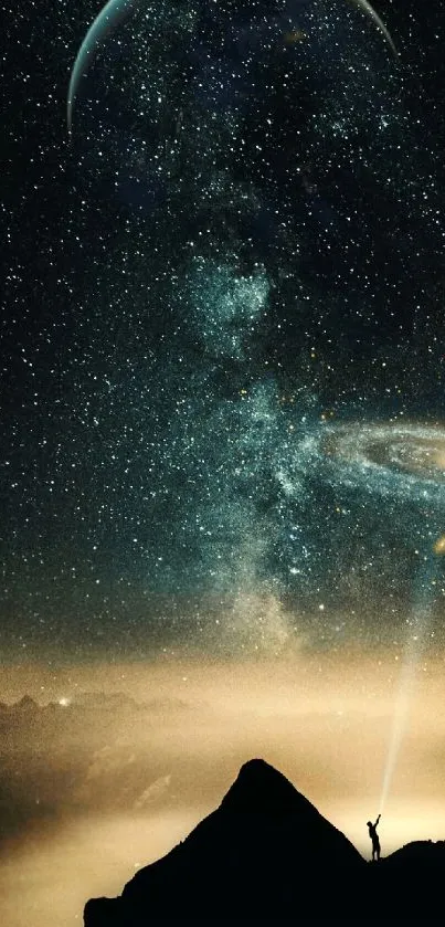 Mountain Sky Light Live Wallpaper