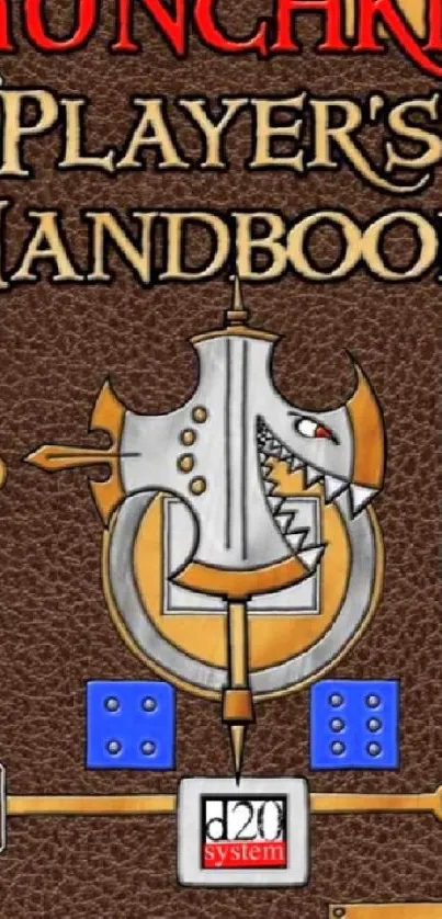 Illustration of Munchkin Player's Handbook cover art.