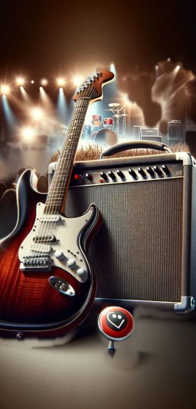 Musical Instrument Guitar Light Live Wallpaper