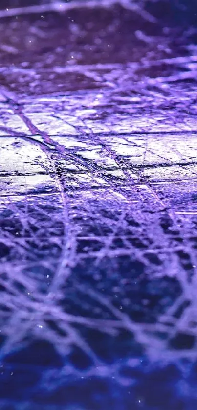 Abstract purple ice pattern wallpaper with textured design.