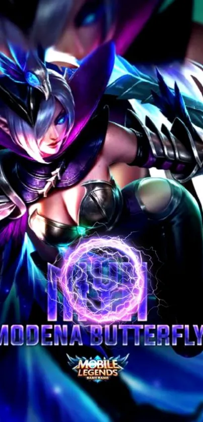 Mystical warrior from Mobile Legends with vibrant colors.