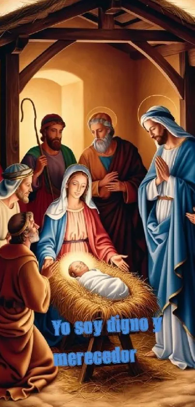 Nativity Scene Fictional Character Tradition Live Wallpaper