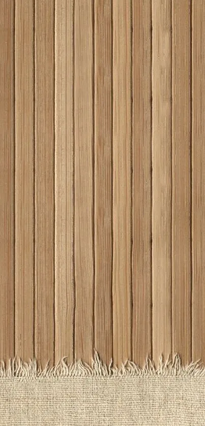 Natural bamboo texture wallpaper with vertical lines and earthy tones.