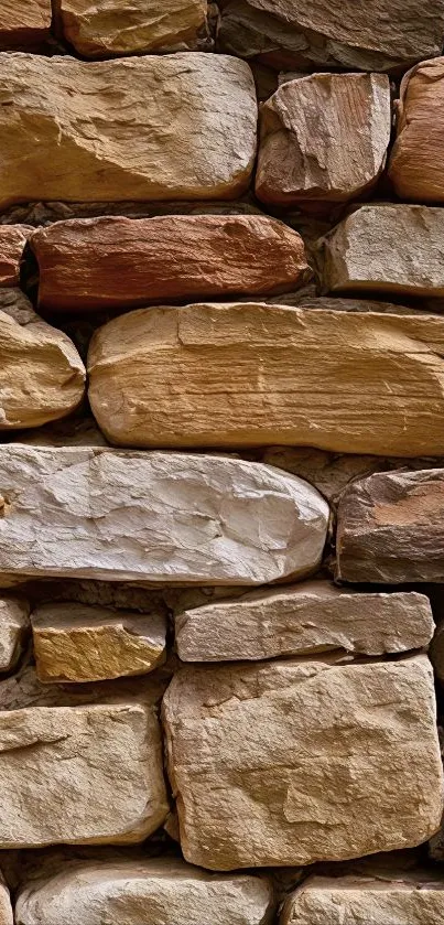 Natural stone wall with earthy texture.