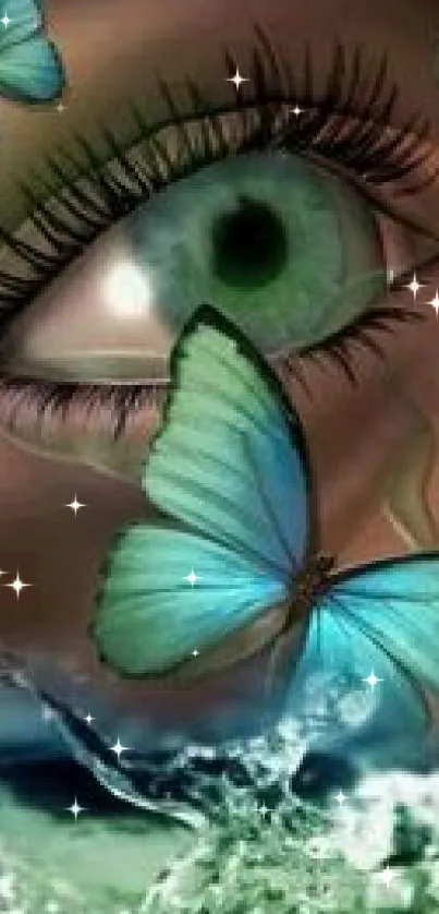 Nature Blue Arthropod Live Wallpaper