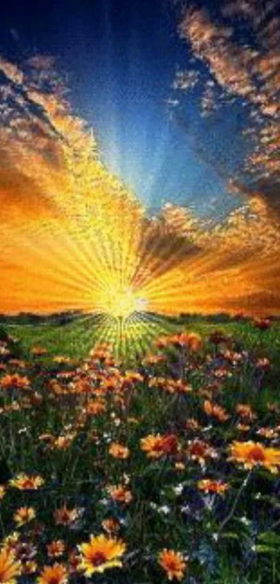 Nature Flower Orange Live Wallpaper