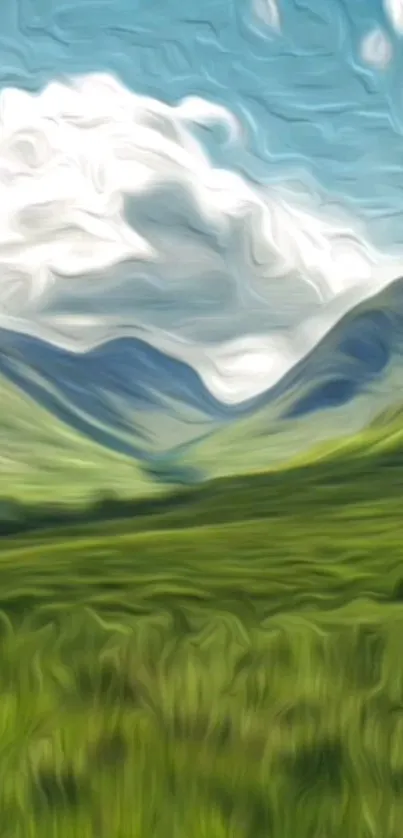 Nature Landscape Drawing Live Wallpaper
