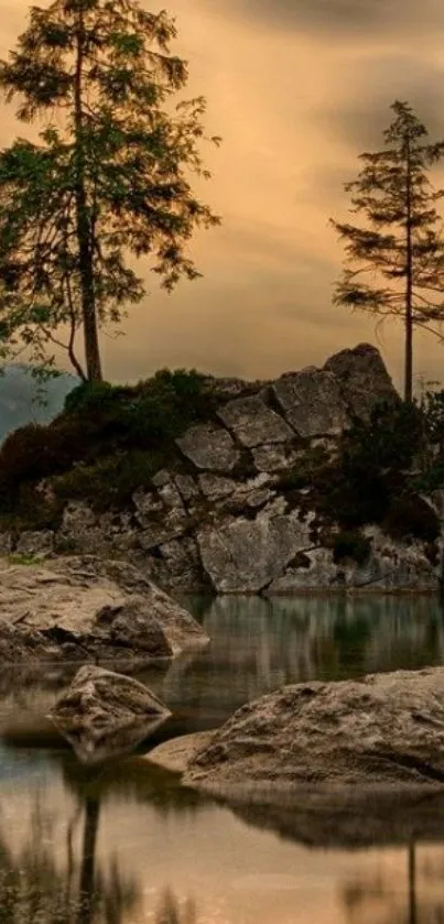 Nature Landscape Rock Live Wallpaper