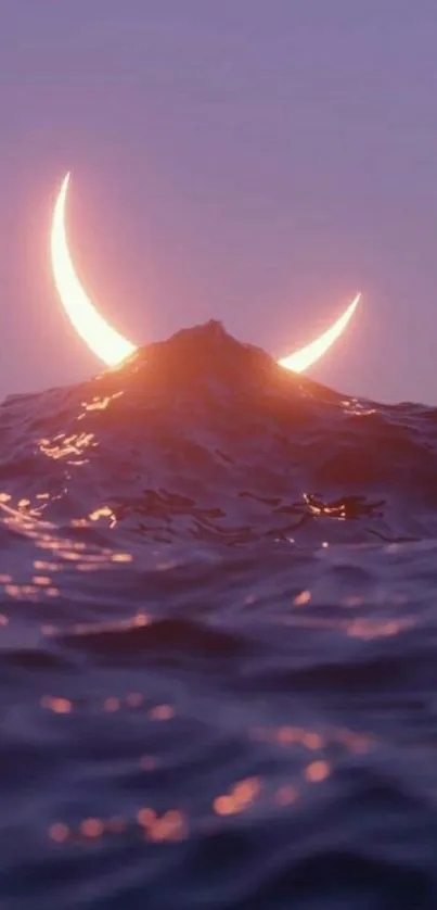 Nature Outdoor Moon Live Wallpaper