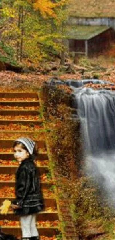 Nature Waterfall Plant Live Wallpaper