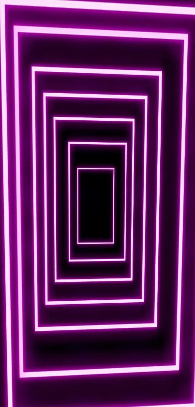 Neon pink rectangles on a black background mobile wallpaper.