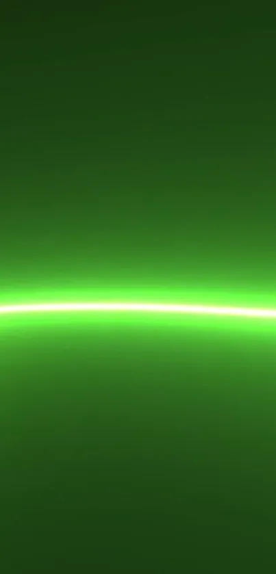 Neon green glowing arc on dark background wallpaper.