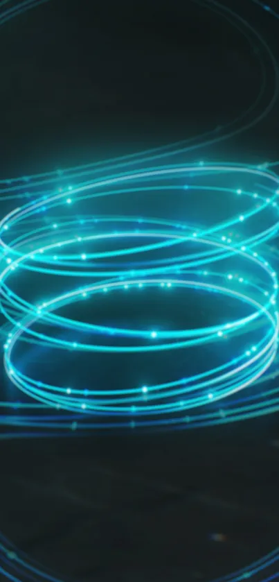 Neon Spiral  Live Wallpaper