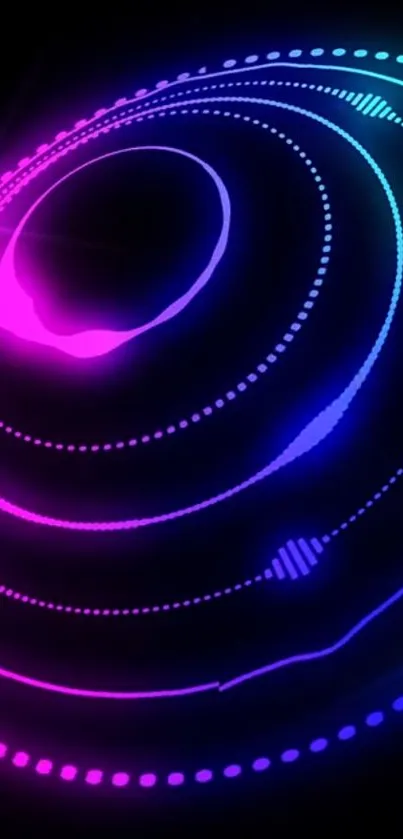 Neon Technology Graphics Live Wallpaper