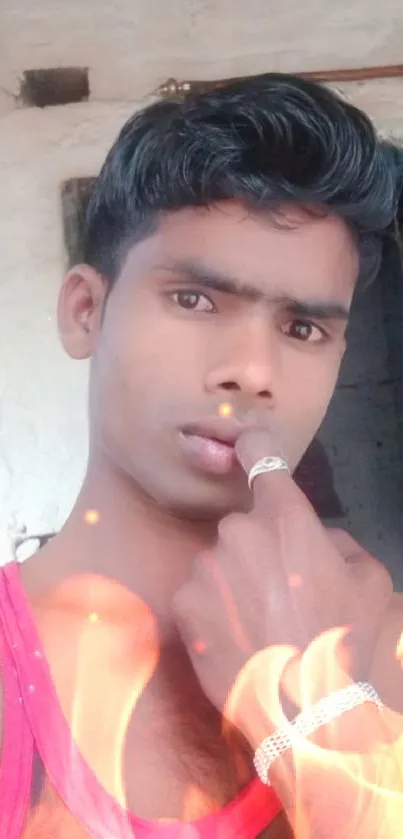 Nose Head Lip Live Wallpaper