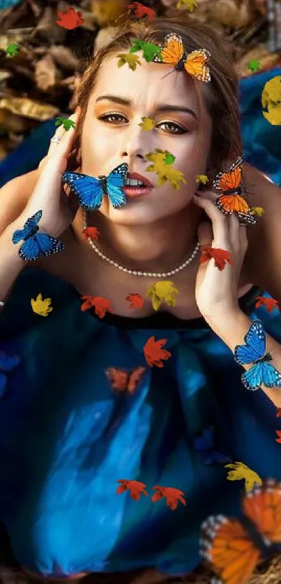 Orange Blue Yellow Live Wallpaper