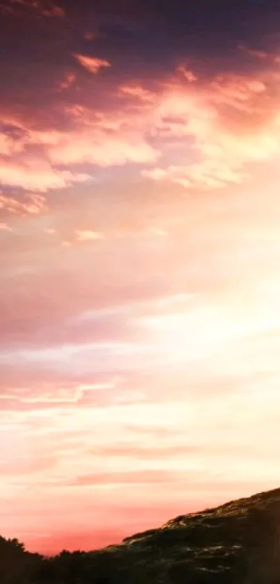 Orange Cloud Sky Live Wallpaper