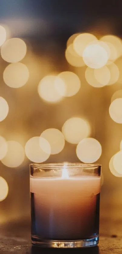 Orange Light Candle Live Wallpaper