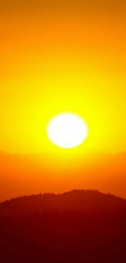 Orange Sky Astronomical Object Live Wallpaper
