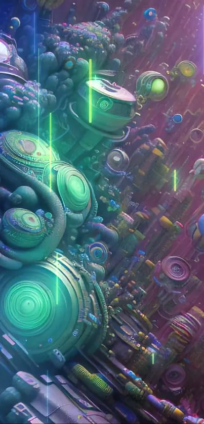 Organism Art Technology Live Wallpaper