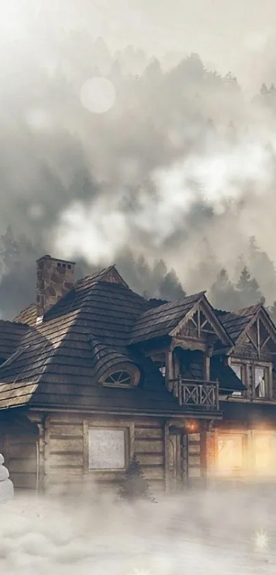 Outdoor Cloud Fog Live Wallpaper