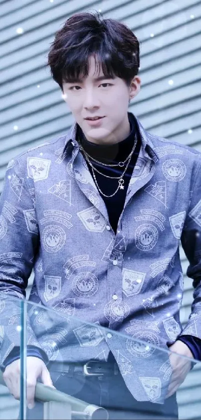 Outerwear Shoulder Dress Shirt Live Wallpaper