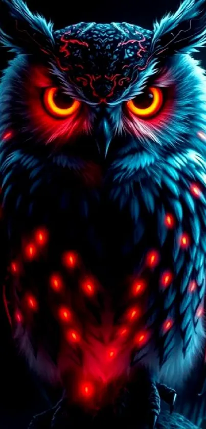 Owl Red Vertebrate Live Wallpaper