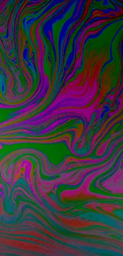 Painting Pink Purple Live Wallpaper