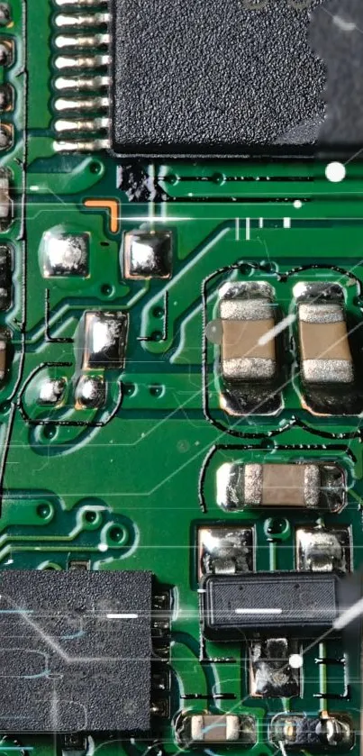 Passive Circuit Component Green Circuit Component Live Wallpaper