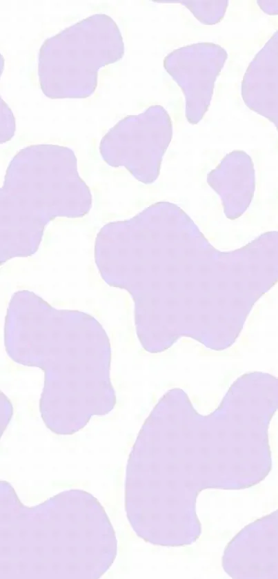 Pastel cow print mobile phone wallpaper with a stylish and modern design.