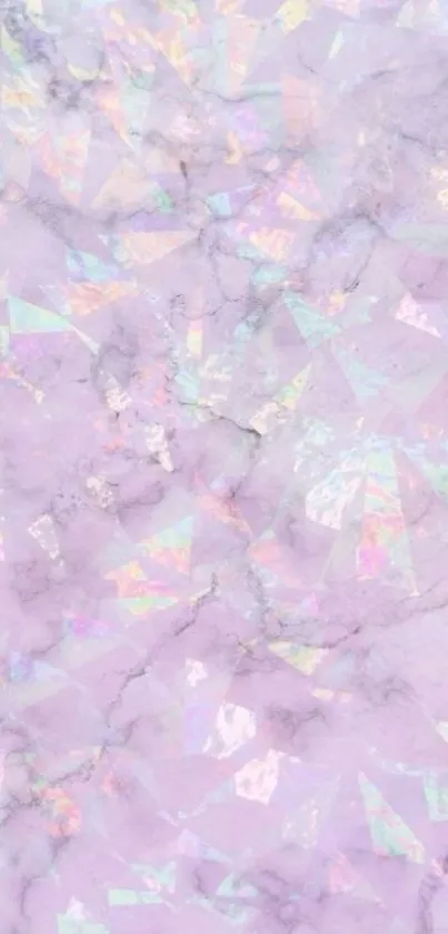 Iridescent marble art wallpaper with pastel hues.