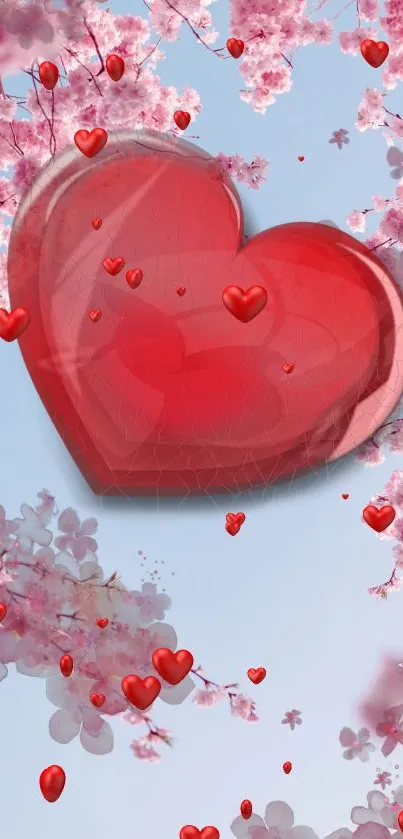 Sakura Heart Live Wallpaper