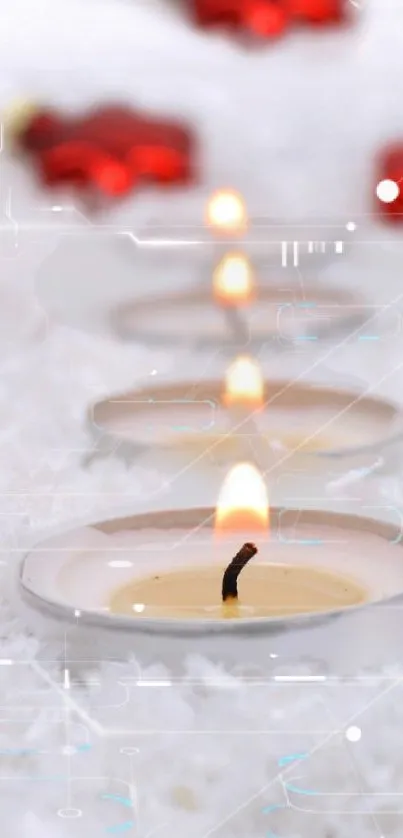 Petal Light Candle Live Wallpaper