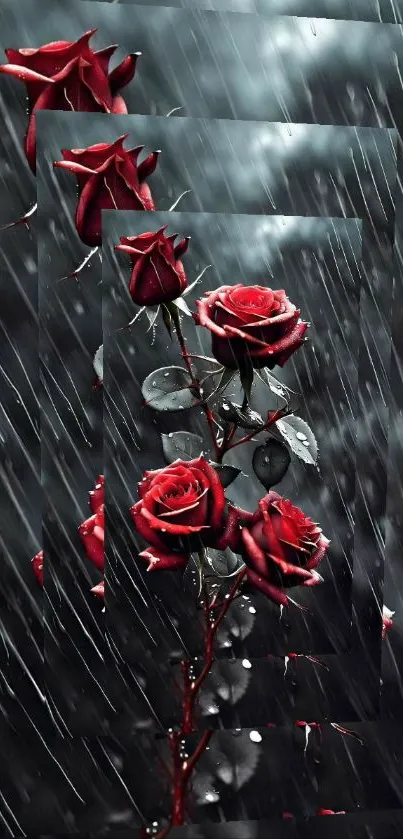 Petal Precipitation Garden Roses Live Wallpaper