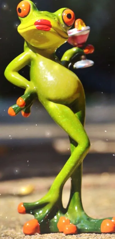 Photograph Green True Frog Live Wallpaper