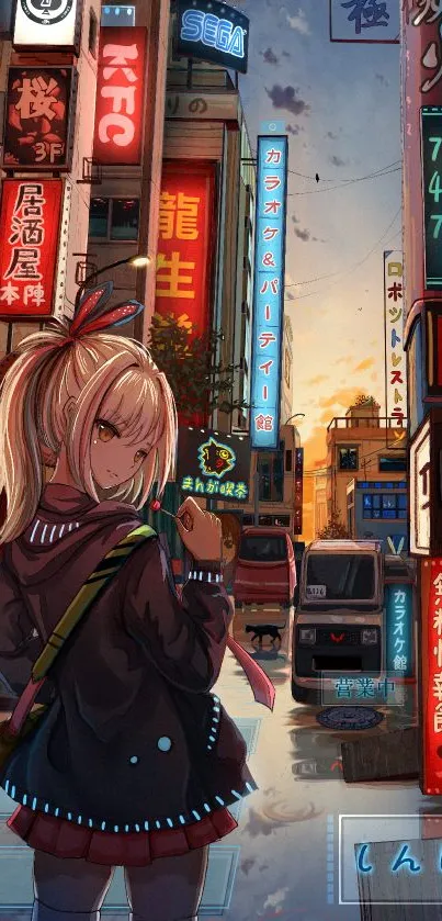 anime city Live Wallpaper