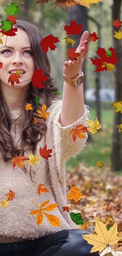 autumn leaves Live Wallpaper