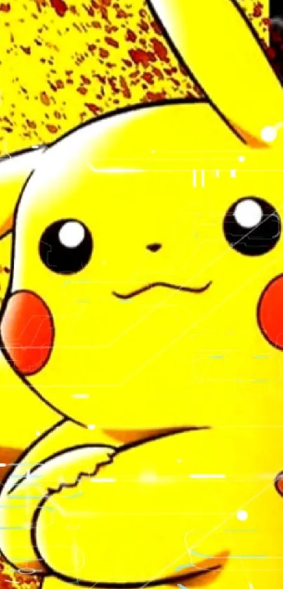 Mobile phone case featuring Pikachu on a Samsung Galaxy S10.